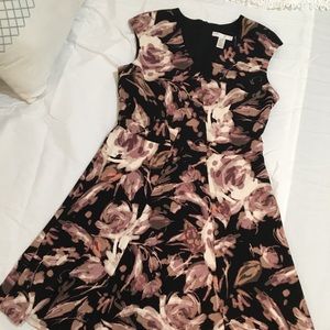 Pink Floral Skater Dress London Times Petites